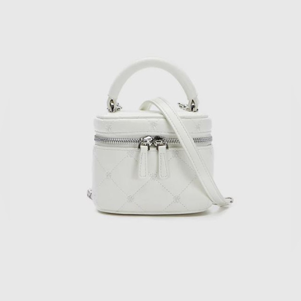 Mini crossbody bucket handbag
